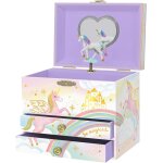 Ersan - bote a bijoux musicale licorne pour filles - bote a musique licorne pour enfants, cadeaux d'annivers ...
