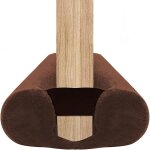 Ersan - boudin de porte isolant froid double joint pour porte 75 - 90 cm - sans colle - bas de porte ...