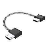 Ersan - cble de tlcommande micro ab vers usb c, cble de donnes a angle droit de type c vers micro ...