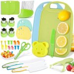 Ersan - couteau cuisine pour enfants - 29 pices scurit couteau de cuisine pour enfants, couvert enfant ...
