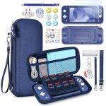 Ersan - etui - accessoires pour ns switch lite 17 en 1 avec etui de transport, etui de jeu switch, protection ...