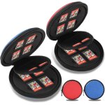 Ersan - etui de rangement compatible pour switch et switch oled / switch lite, protection pochette de ...