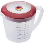 Ersan - gobelet mlangeur / doseur avec protection contre les eclaboussures, couvercle et bec verseur, ...