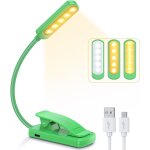 Ersan - lampe de lecture, 10 leds liseuse lampe clip usb rechargeable, 360cou flexible, 3 couleur & 100% ... Ersan - lampe de lecture, 10 leds liseuse lampe clip usb rechargeable, 360cou flexible, 3 couleur & 100% ...