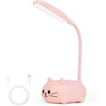 Ersan - martstey lampe de bureau enfant, veilleuse bb, veilleuse pliable mini chat, lampe de lecture ...