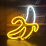 Ersan - néon a led bananes - cadeau pour enfant - lampe décorative, pour la maison, la chambre, le bar, ... Ersan - néon a led bananes - cadeau pour enfant - lampe décorative, pour la maison, la chambre, le bar, ...