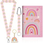 Ersan - portefeuille enfant arc - en - ciel en nylon avec porte - cls - sac a cartes multifonction pour ...