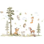 Ersan - stickers muraux animaux forêt arbre autocollant mural stickers muraux enfant renard cerf hibou ... Ersan - stickers muraux animaux forêt arbre autocollant mural stickers muraux enfant renard cerf hibou ...