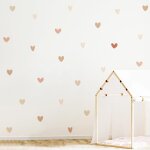 Ersan - - sticker mural coeur - coeurs flottants - 72 pièces - décoration chambre fille - autocollant ... Ersan - - sticker mural coeur - coeurs flottants - 72 pièces - décoration chambre fille - autocollant ...