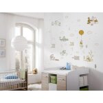 Ersan - sticker mural disney - winnies woodland - dimensions : 50 x 70 cm - fort de cent morgenwald, ...