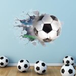 Ersan - toarti stickers muraux 3d football, 61x46cm, 3d sticker mural de salon, poster du stade chambre ...