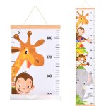 Ersan - toise murale enfant, rgle de hauteur motif animal de dessin anim dcoration chambre bb pour ...