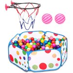Ershi - 1 piscine a balles pop - up, 1 panier de basket avec 2 ventouses et 2 balles, piscine a balles ... Ershi - 1 piscine a balles pop - up, 1 panier de basket avec 2 ventouses et 2 balles, piscine a balles ...