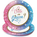 Ershi - lot de 10 assiette gender reveal party assiette fille ou garcon ? assiette baby shower gender ... Ershi - lot de 10 assiette gender reveal party assiette fille ou garcon ? assiette baby shower gender ...