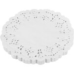Ershi - 100 pièces napperons en papier dentelle blanc 6, 5 pouces ronds napperons en papier vaisselle ... Ershi - 100 pièces napperons en papier dentelle blanc 6, 5 pouces ronds napperons en papier vaisselle ...