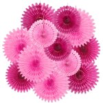 Ershi - lot de 12 guirlandes de roses en papier pour anniversaire, décoration d'anniversaire, fleurs ... Ershi - lot de 12 guirlandes de roses en papier pour anniversaire, décoration d'anniversaire, fleurs ...