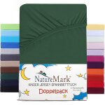Ershi - lot de 2 draps - housses en jersey pour enfant - 100 % coton - pour lit de bb et lit d'enfant ...