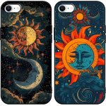 Ershi - 2 pièces coque pour iphone 7 / 8 / se 2020 / se 2022 4, 7 , aesthetic soleil lune créativité ... Ershi - 2 pièces coque pour iphone 7 / 8 / se 2020 / se 2022 4, 7 , aesthetic soleil lune créativité ...
