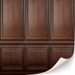 Ershi - 3 feuilles de revtement mural autocollant pour maison de poupe chelle 1 / 12 (mur  panneaux ...