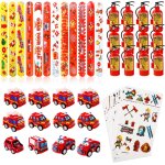 Ershi - 46pcs pompier sam cadeaux d'anniversaire pour enfants, pompier sam fournitures de fte, cadeau ...