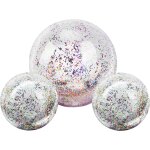 Ershi - ballon de plage gonflable, [3pcs] jeu d'eau et de plage, ballons de natation d't de paillettes ...