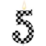 Ershi - bougie d'anniversaire thème voitures de course, bougies d'anniversaire a damier bougies noires ... Ershi - bougie d'anniversaire thème voitures de course, bougies d'anniversaire a damier bougies noires ...