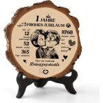 Ershi - cadeau d'anniversaire, 1er anniversaire de mariage, cadeau pour 1 anniversaire de mariage, plaque ...