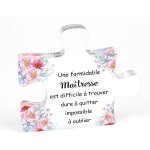 Ershi - cadeau maitresse dcole cadeau maitresse atsem maternelle acrylique puzzle cadeau nounou cadeau ...