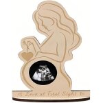 Ershi - cadre photo pour femme enceinte cadres image echographie a bb support photo ultrason pour future ...