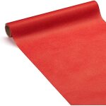 Ershi - chemin de table 3en1 airlaid rouge fsc - 0. 40x4, 80m[1992]