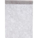 Ershi - chemin de table (5 m) dcoratif - en matriau non tiss - couleur unique gris[4127]