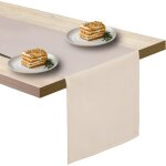 Ershi - chemin de table beige modern en velours lavable de haute qualit pour anniversaire mariage dcoration ...