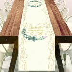 Ershi - chemin de table communion, 270 x 30 cm chemin de table baptme, chemin de table communion nappe ...