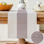 Ershi - chemin de table moderne impermable nappe de table dcoration de table pour table  manger table ...