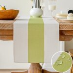 Ershi - chemin de table moderne imperméable nappe de table décoration de table pour table à manger table ... Ershi - chemin de table moderne imperméable nappe de table décoration de table pour table à manger table ...