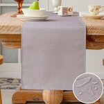 Ershi - chemin de table moderne imperméable nappe de table décoration de table pour table à manger table ... Ershi - chemin de table moderne imperméable nappe de table décoration de table pour table à manger table ...