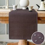 Ershi - chemin de table moderne imperméable nappe de table décoration de table pour table à manger table ... Ershi - chemin de table moderne imperméable nappe de table décoration de table pour table à manger table ...