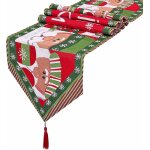 Ershi - chemin de table de noël nappe père noël nappe de noël drapeau de table de cuisine décoration ... Ershi - chemin de table de noël nappe père noël nappe de noël drapeau de table de cuisine décoration ...