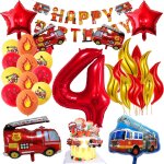Ershi - dcoration pompiers anniversaire enfant, anniversaire des pompiers, dco anniversaire pompiers ...