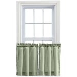 Ershi - ellis rideau stacey ballon volant, sauge, 56 x 36 tiers[1741]