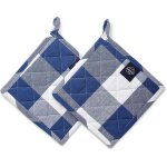 Ershi - encasa homes 21 cm maniques pour four  micro - ondes (set de 2 pices) pour la cuisine - rsistant ...