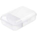 Ershi - fun boîte a vespas de 0, 9 l avec cloison amovible, plastique (pp) sans bpa, transparent, s / ... Ershi - fun boîte a vespas de 0, 9 l avec cloison amovible, plastique (pp) sans bpa, transparent, s / ...
