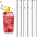 Ershi - halm pailles en verre - edition fte d'anniversaire - cadeau spcial pour un jour de naissance ...