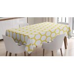 Ershi - jaune et blanc nappe, peigne hexagonal, linge de table rectangulaire pour salle à manger décor ... Ershi - jaune et blanc nappe, peigne hexagonal, linge de table rectangulaire pour salle à manger décor ...