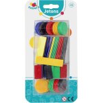 Ershi - - jetons - jeu de cartes - 140275lin - multicolore - plastique - 2 a 6 joueurs - jeux de socit ...