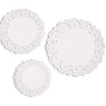 Ershi - lebq 36 pièces dentelle blanc du papier napperon gâteau d'emballage tapis de papier, 16, 5 cm, ... Ershi - lebq 36 pièces dentelle blanc du papier napperon gâteau d'emballage tapis de papier, 16, 5 cm, ...