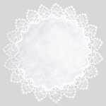 Ershi - nappe ronde en polyester, 60 x 60 cm, nappe blanche, décoration de table canapé, couverture de ... Ershi - nappe ronde en polyester, 60 x 60 cm, nappe blanche, décoration de table canapé, couverture de ...