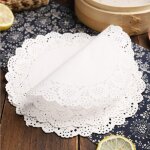 Ershi - napperon dentelle blanc 100 pièces napperon papier rond table de papier de bout napperons gâteau ... Ershi - napperon dentelle blanc 100 pièces napperon papier rond table de papier de bout napperons gâteau ...