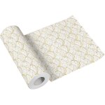 Ershi - paw - chemin de table - airlaid (40 cm x 24 m) i décoration de table pour communion, confirmation, ... Ershi - paw - chemin de table - airlaid (40 cm x 24 m) i décoration de table pour communion, confirmation, ...