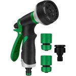Ershi - pistolet d'arrosage réglable, pistolet arrosoir pulvérisateur 8 fonctions pistolet à eau réglable, ... Ershi - pistolet d'arrosage réglable, pistolet arrosoir pulvérisateur 8 fonctions pistolet à eau réglable, ...
